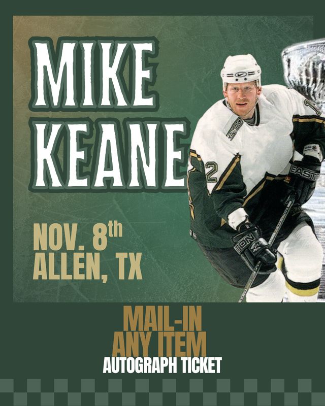 Mike Keane - Mail-In ANY ITEM Autograph Ticket