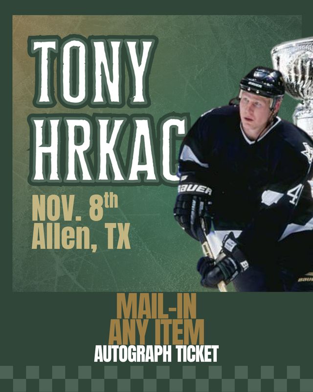 Tony Hrkac - Mail-In ANY ITEM Autograph Ticket