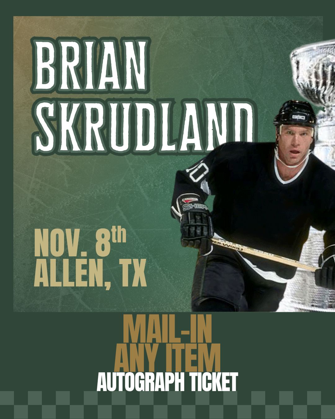 Brian Skrudland - Mail-In ANY ITEM Autograph Ticket