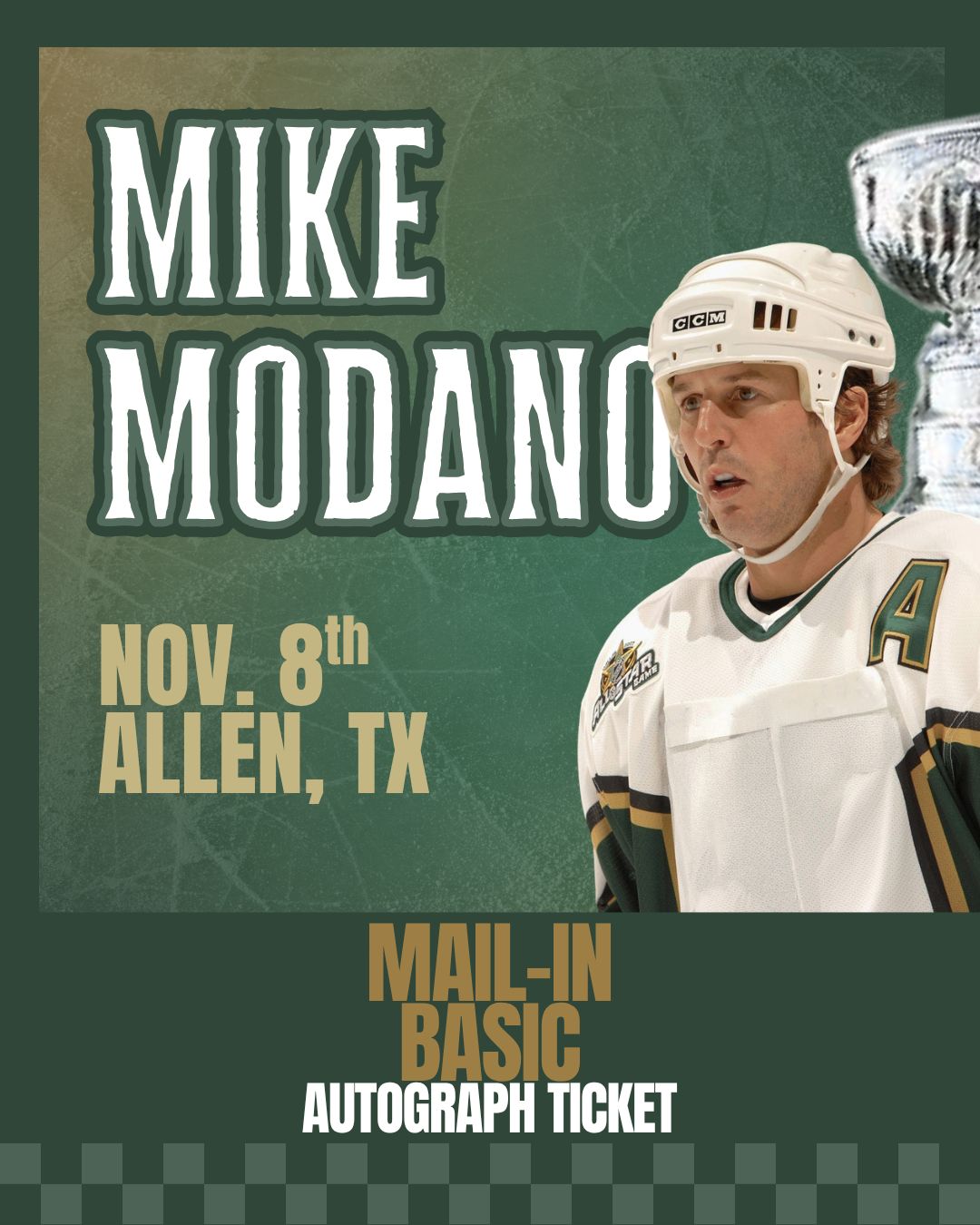 Mike Modano - Mail-In BASIC Autograph Ticket