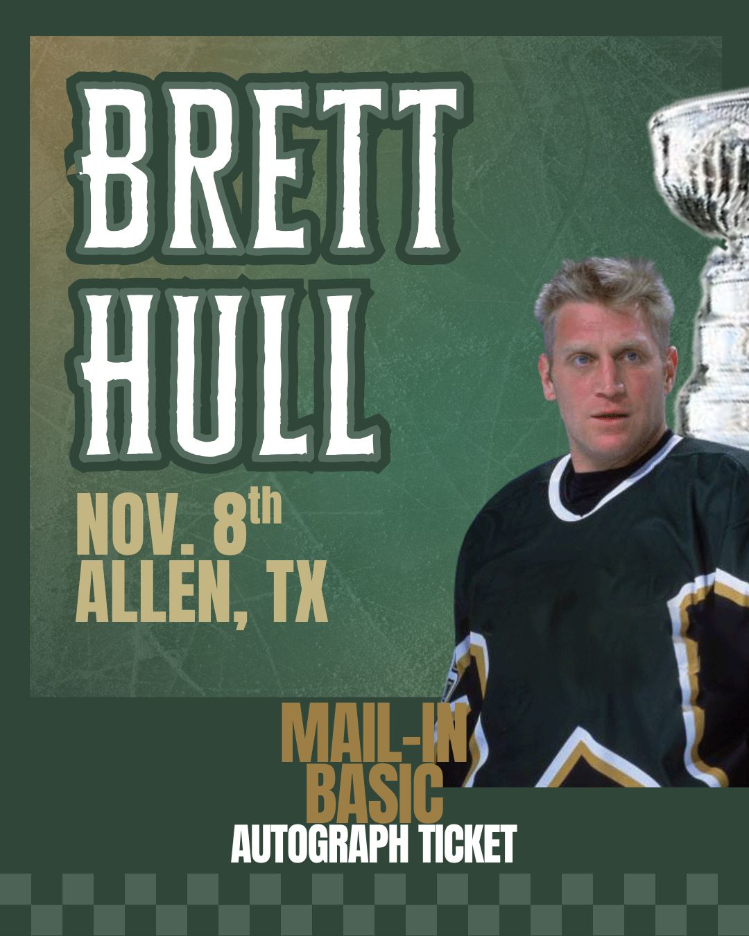 Brett Hull - Mail-In BASIC Autograph Ticket