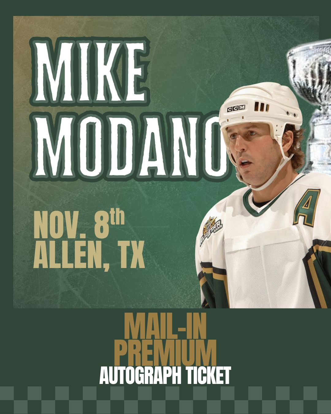 Mike Modano - Mail-In PREMIUM Autograph Ticket