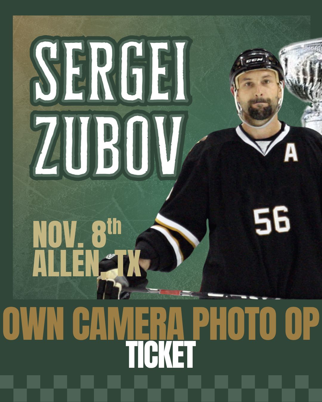 Sergei Zubov - OWN CAMERA PHOTO OP Ticket