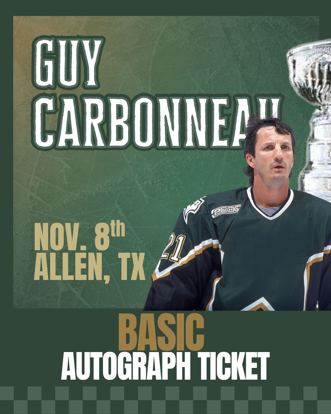Guy Carbonneau - At the Show BASIC Autograph Ticket
