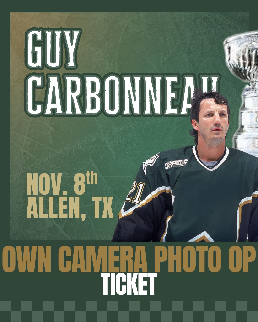 Guy Carbonneau - OWN CAMERA PHOTO OP Ticket