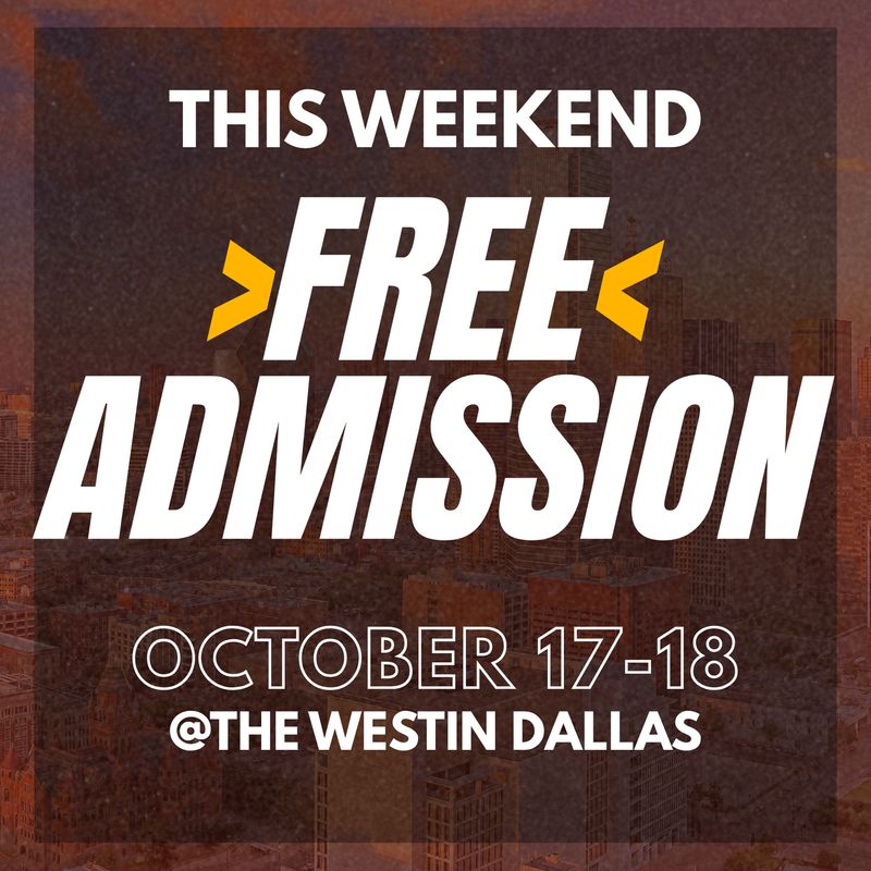 Friday October 17th - Free Admission