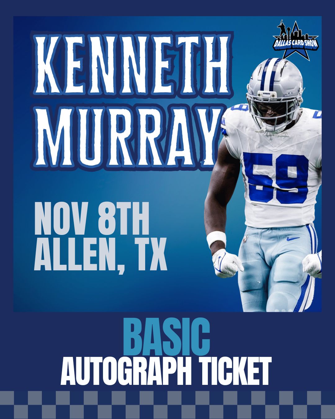 Kenneth Murray - At the Show BASIC Autograph Ticket