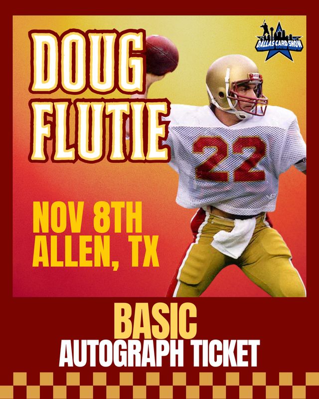 Doug Flutie - At the Show BASIC Autograph Ticket