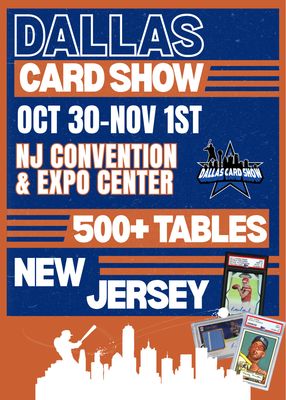 Dallas Card Show New Jersey Nov 2026