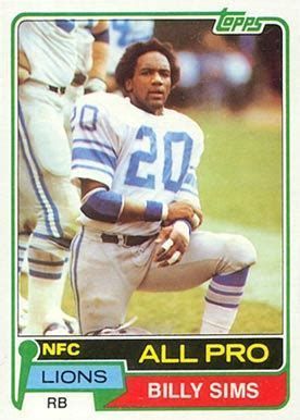 Billy Sims - At the Show ANY ITEM with FREE HEISMAN Inscription Autograph Ticket