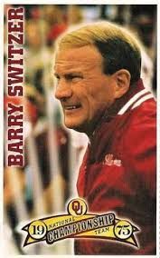 Barry Switzer - Mail-In BASIC Autograph Ticket