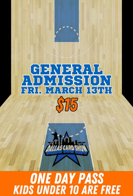 Friday March 13th - General Admission