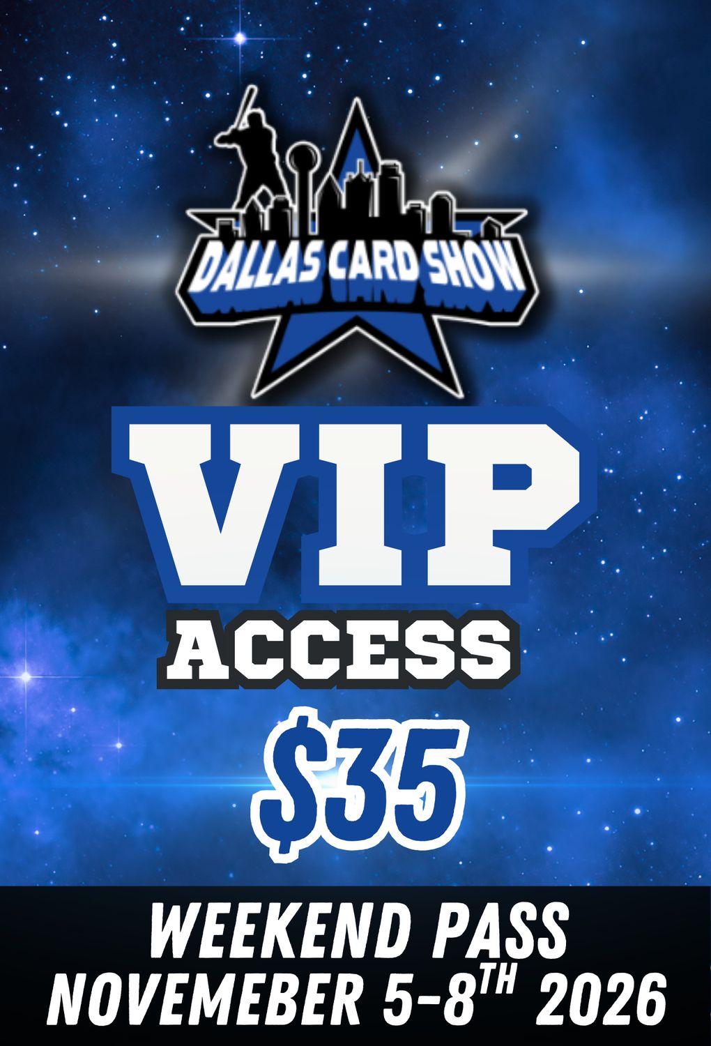 November 5-8, 2026 VIP Pass