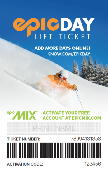 Vail / Beaver Creek Adult (ages 13-64) Lift Tickets, Peak Season (Mar. 05 - Apr. 3, 2022)
