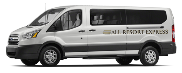 All resort Express, Round-trip Shared Ride Shuttle between SLC and Park City