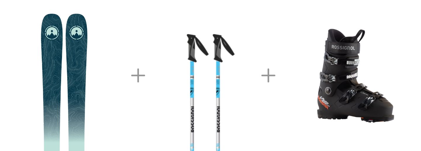 Adult (ages 13+) Ski Butlers Telluride First Timer Ski Rental Package