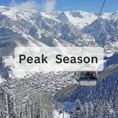 Peak Season Lift Tickets: Feb. 14 - 19, 2026; Mar. 7 - 22, 2026