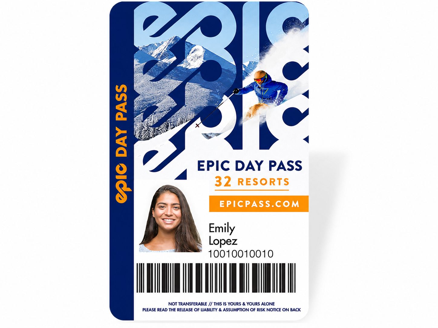 Limited Access 32 Resorts Epic 5 Day Pass- Adult (ages 13+)