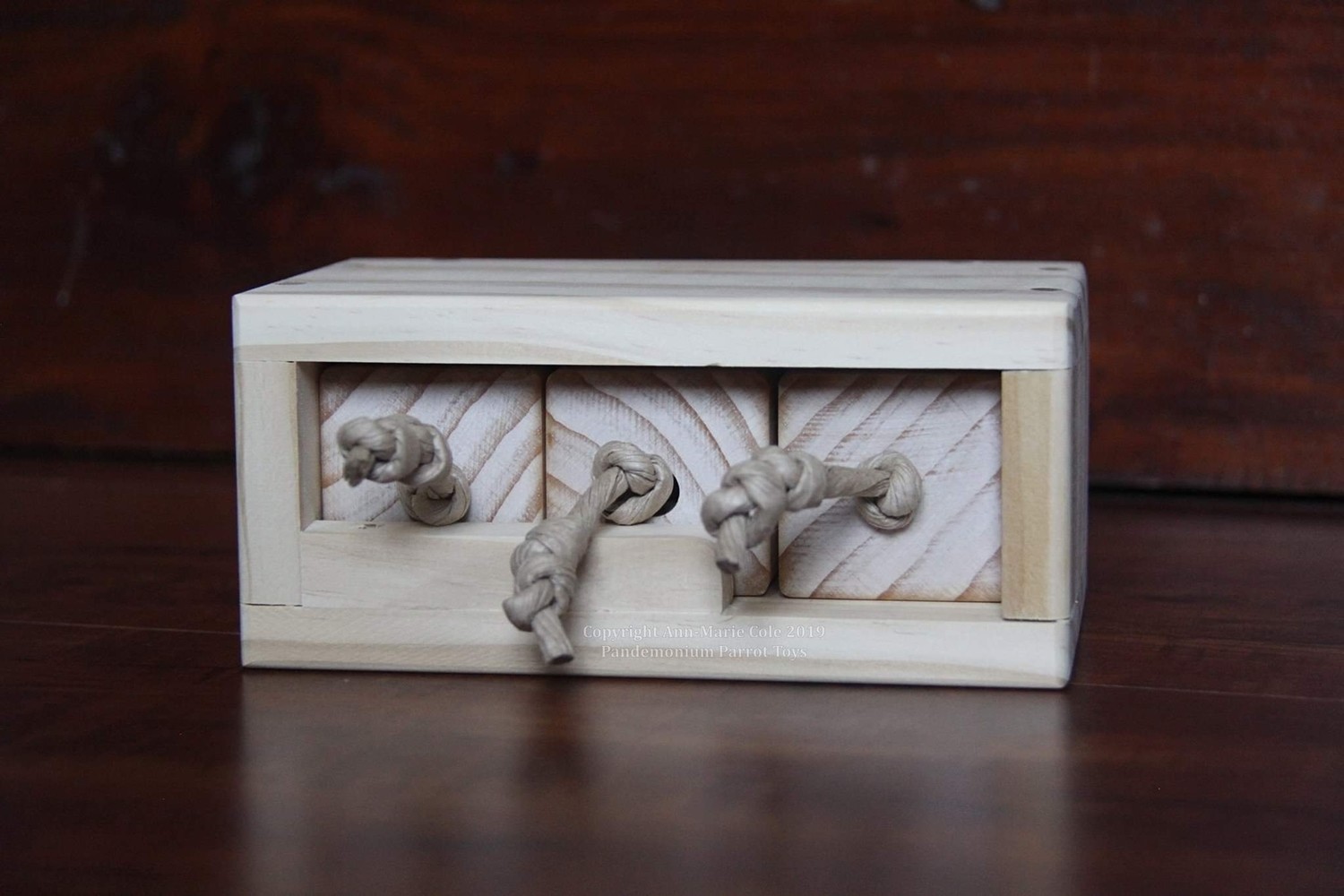 3 drawer logic toy