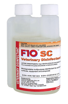 F10 Disinfectant - 200 Ml bottles