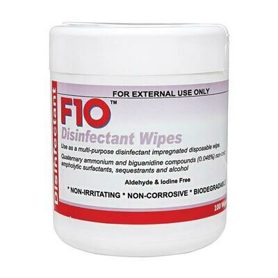 F10 - wipes - 100 wipes