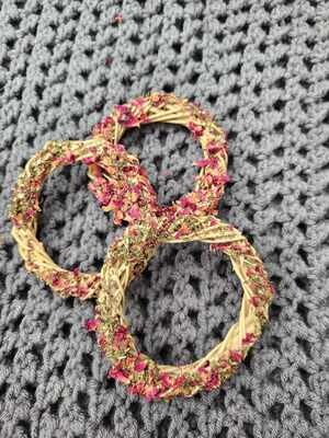 Large Rose & Peppermint wreath