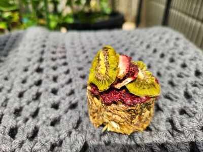 MoSuKi Mini drop cakes - Strawberry & Kiwi