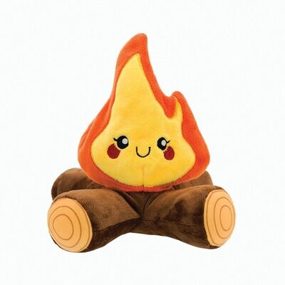 HugSmart FUZZY FRIENDZ DOG TOY CAMPING PUP CAMPFIRE 21x19x16cm