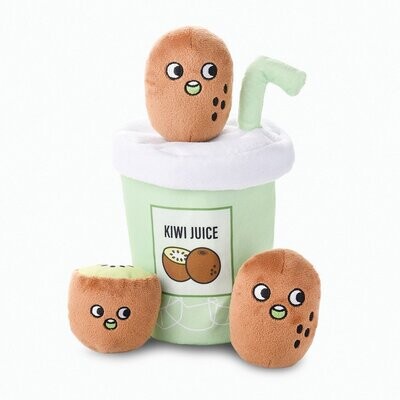 HugSmart PUZZLE HUNTER DOG TOY FOOD PARTY KIWI JUICE 23x12.7x12.7cm