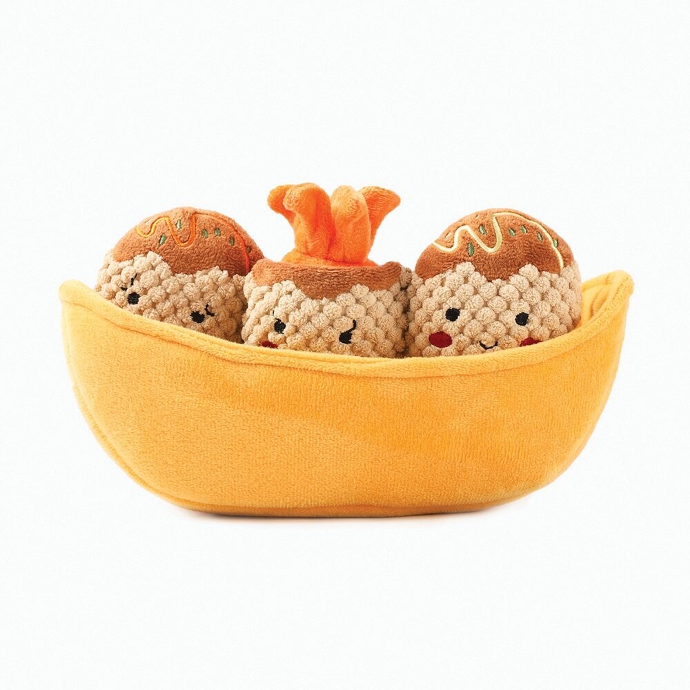 HugSmart PUZZLE HUNTER DOG TOY FOODIE JAPAN TAKOYAKI 27x11x10cm