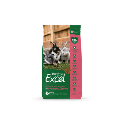 Burgess Rabbits - Cranberry - Mature Rabbits - 1.5kg