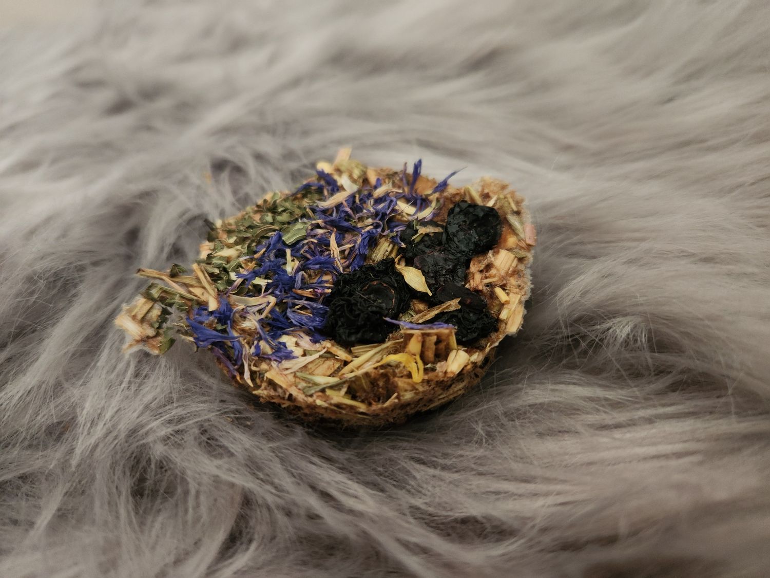 MoSuKi Muffins - Blueberry, blue cornflower and peppermint