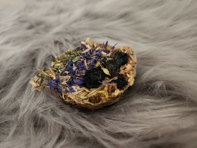 MoSuKi Muffins - Blueberry, blue cornflower and peppermint