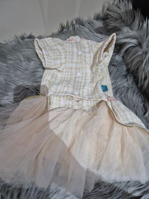 Cream dress with tuttu