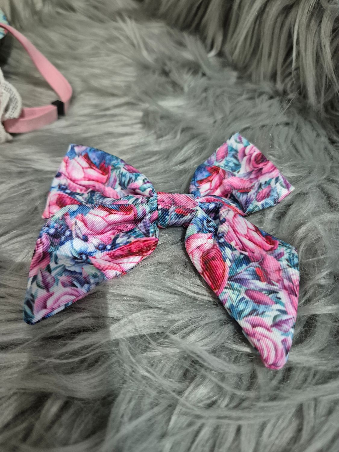 Dizzy dog collar sailor bow