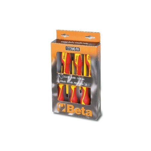 Serie di 6 giravite isolati BETA 1273MQ/D6 cod. 012730851