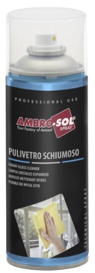 Pulivetro schiumoso spray 400ml AMBRO-SOL cod. P313