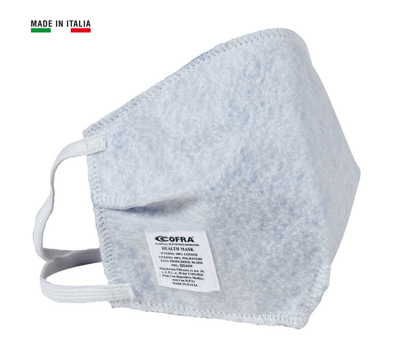 Mascherina filtrante riutilizzabile conf da 25pz COFRA HEALTH MASK M031