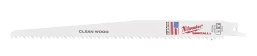 Lame legno e plastica MILWAUKEE 230 X 6 TPI - 5 pcs cod. 48005016