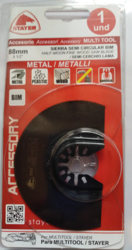 Lama semicircolare Metalli per Multi Tool Pro 300 STAYER 12.551