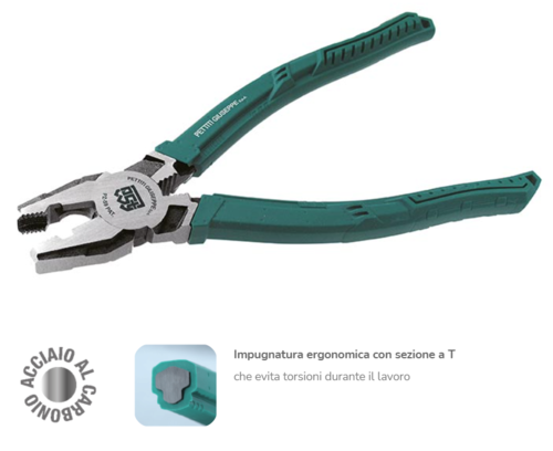 Pinza Multifunzione estrazione viti chiodi rivetti 204mm PETTITI PZ-59