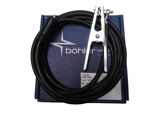 Kit pinza massa 200 A 25mm2 4mt Plug 25 BOHLER 71.05.009
