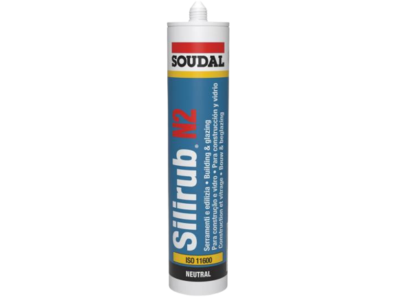 SOUDAL SILICONE SILIRUB N 2 RAL 1013 3000ml