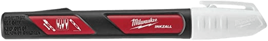 MILWAUKEE PENNARELLO BIANCO VERNICE LIQUIDA INDELEBILE SU ACCIAIO,CEMENTO