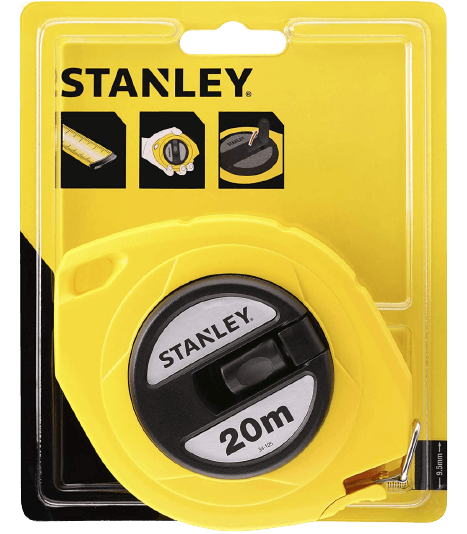 ROTELLA METRICA NASTRO IN ACCIAIO STANLEY 20 MT
