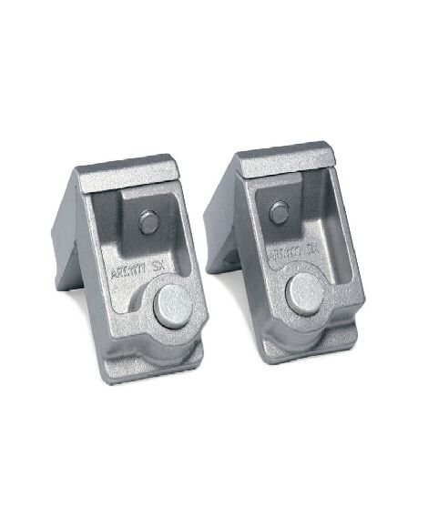 Coppia di Squadrette in alluminio meccaniche filettate -DX SX CONFEZIONE DA 100pz