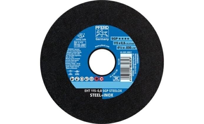 PFERD DISCO DA TAGLIO 115X0,8 A60 CONFEZIONE DA 25PZ
