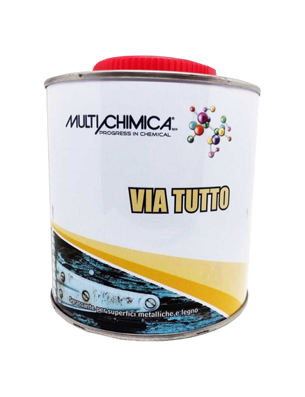 Sgrassante Universale Grasso Sverniciatore Legno Metallo Neutro VIA TUTTO 750ml
