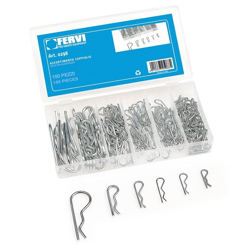 FERVI ASSORTIMENTO COPPIGLIE DI SICUREZZA 150pz