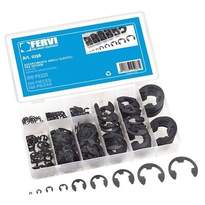 FERVI ASSORTIMENTO ANELLI ELASTICI PER ESTERNI 300pz